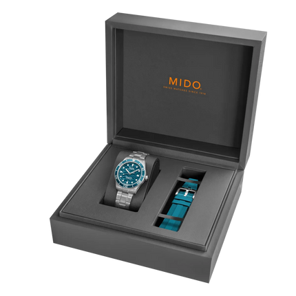 Mido Ocean Star 39 M026.907.11.041.01 Blue Dial St. Steel Strap SPECIAL EDITION + Extra Strap