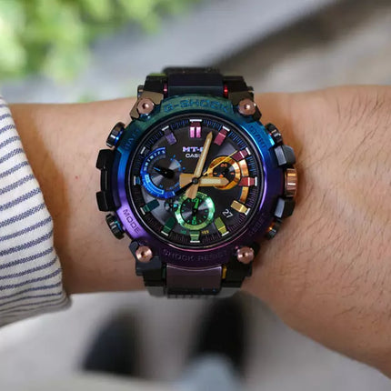 Casio G-Shock MT-G MTG-B3000DN-1ADR Diffuse Nebula Analog Dial Black Resin Band