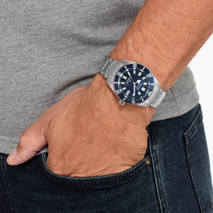 Citizen Promaster NB6021-68L Fujitsubo Automatic Titanium Blue Dial Titanium Strap