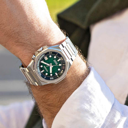 Citizen Series8 890 NB6060-58X Men Automatic Green Dial Stainless Steel Strap