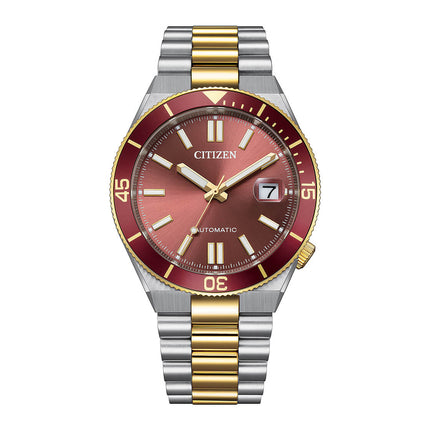 Citizen Tsuyosa Shore NJ0234-58X Red Dial Two Tone Automatic