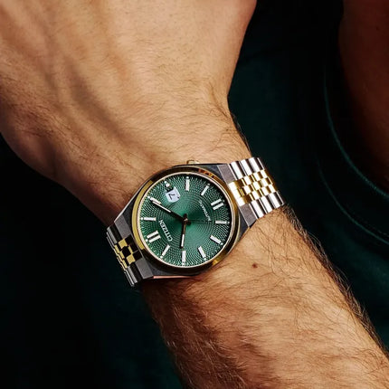 Citizen Tsuyosa 60 two tone Automatic NK0024-54X Green Dial Stainless Steel