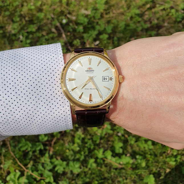 Orient Classic Bambino FAC00003W Brown Leather Strap