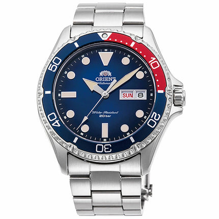 Orient Sport RA-AA0812L Automatic Mako IV Pepsi Blue Dial Metal Strap