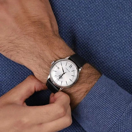 Orient Bambino V6 RA-AC0022S Automatic Man White Dial Black Leather Strap