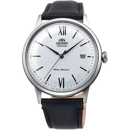 Orient Bambino V6 RA-AC0022S Automatic Man White Dial Black Leather Strap