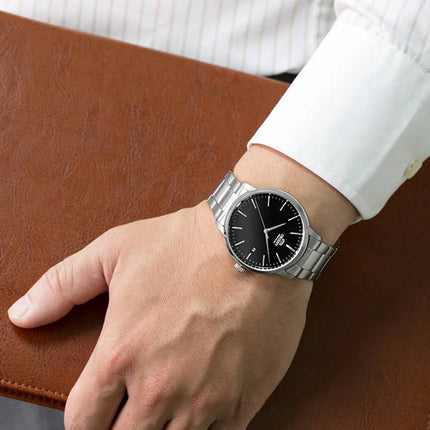 Orient Classic RA-AC0E01B Automatic Men Black Dial Stainless Steel Strap