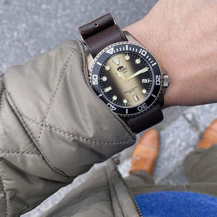 Orient Sports RA-AC0K05G 70th Anniversary Automatic Divers Leather Strap Limited Edition