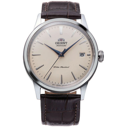 Orient Bambino 38 Classic RA-AC0M04Y Men Beige Dial Brown Leather Strap