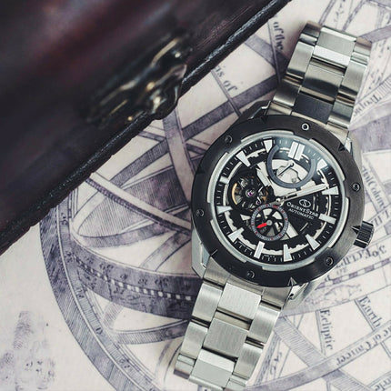 Orient Star Sport RE-AV0A01B Avant Garde Men Skeleton Dial Stainless Steel Strap