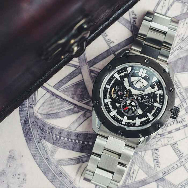Orient Star Sport RE-AV0A01B Avant Garde Men Skeleton Dial Stainless Steel Strap
