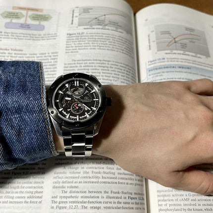 Orient Star Sport RE-AV0A01B Avant Garde Men Skeleton Dial Stainless Steel Strap