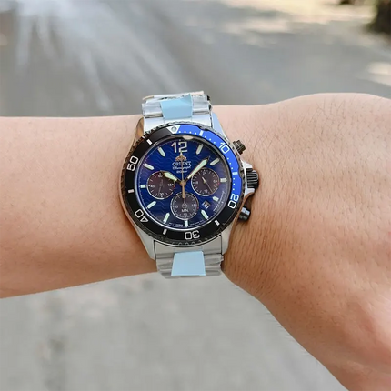 Orient Sports RA-TX0208L 20th Anniversary Diver Mako Solar Chronograph Batman Limited Edition