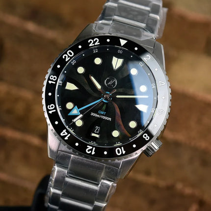 ZELOS MAKO 300M GMT MOSAIC MOP