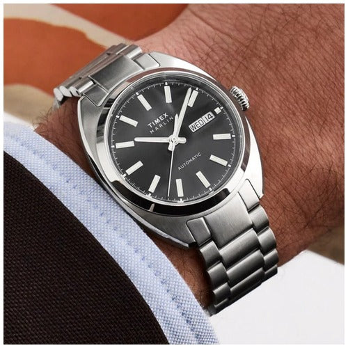 Timex TW2Y65000V5 Marlin Draper Automatic 37mm Stainless Steel Bracelet