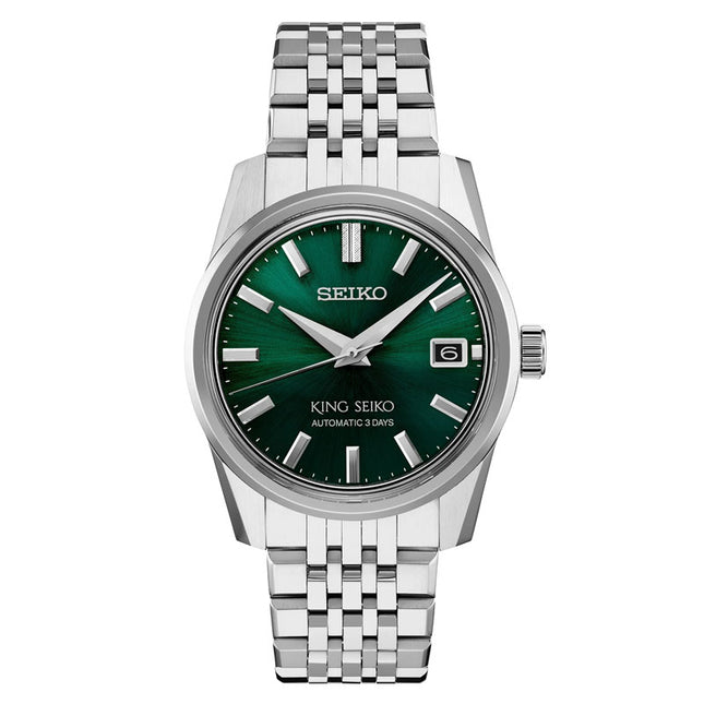 Seiko King Seiko SPB373J1 Jade KSK Green Dial Stainless Steel Strap