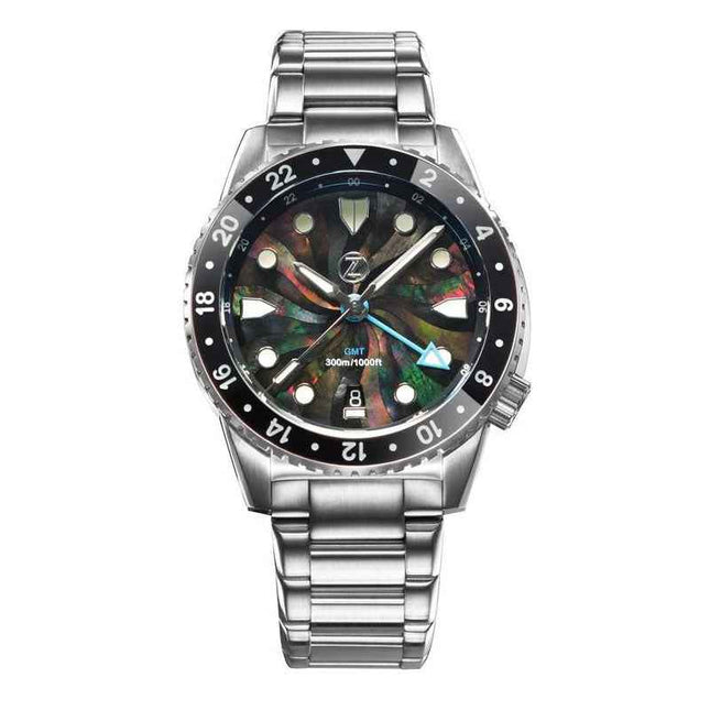 ZELOS MAKO 300M GMT MOSAIC MOP