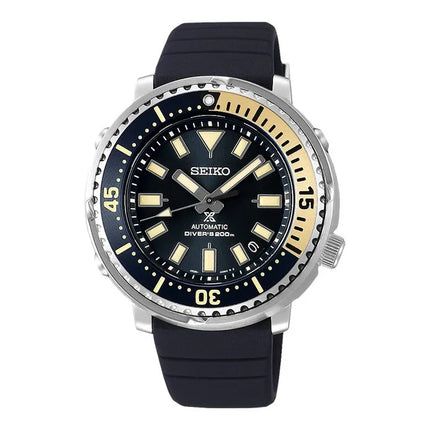 Seiko Prospex SRPF81K1 Tuna Divers 200M Automatic Blue Dial Dark Blue Rubber Strap Safari Edition