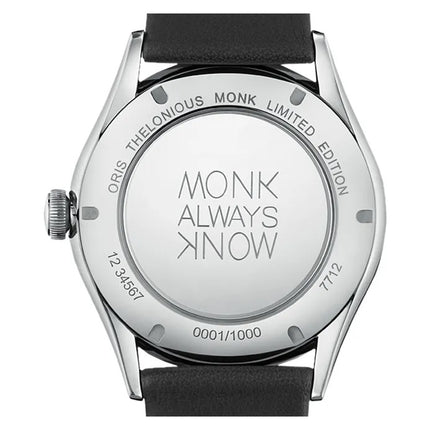 Oris Thelonious Monk 01-732-7712-4085-SET-LS Blue Sunray Dial Black Leather Strap LIMITED EDITION