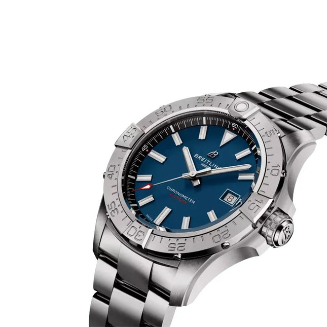 Breitling Avenger A17328101C1A1 Automatic 42 Chronometer Blue Dial Stainless Steel Strap