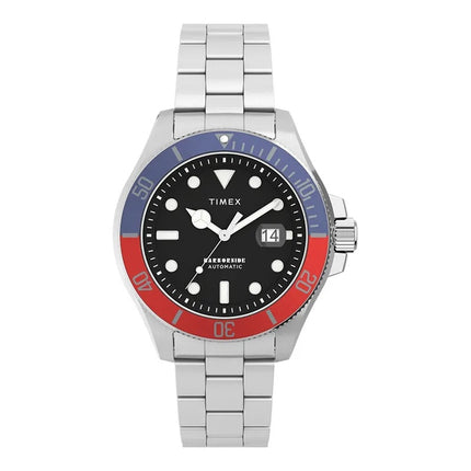 Timex Harborside TW2V72100 Coast Automatic Black Dial Stainless Steel Strap
