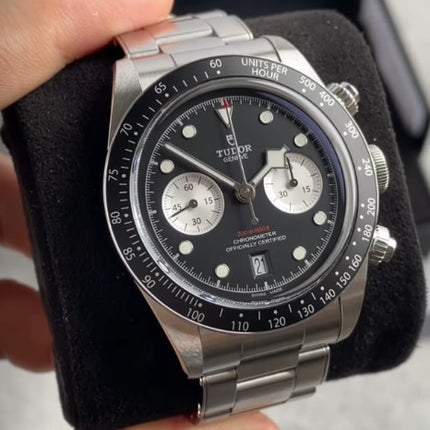 Preloved - Tudor Black Bay Chrono Reverse Panda Black Dial Stainless Steel 41mm M79360N-0011