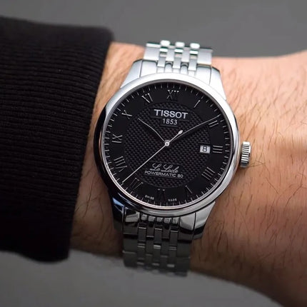 Tissot Le Locle Powermatic 80 T006.407.11.053.00 Pattern Dial Stainless Steel Strap