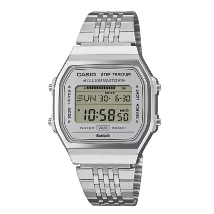 Casio General ABL-100WE-7ADF Vintage Digital Dial Stainless Steel Band