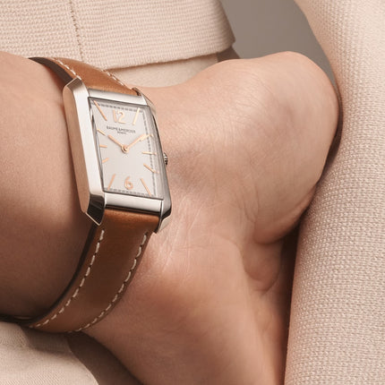 Baume Mercier Hampton 35mm Brown Leather BM0A10472