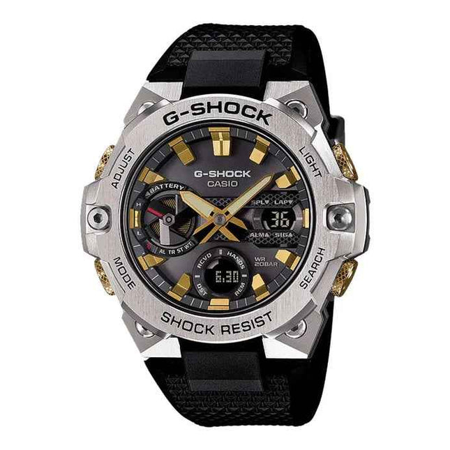 Casio G-Shock G-Steel GST-B400CX-1ADR Eternal Snake Tough Solar Digital Analog Dial Resin Band