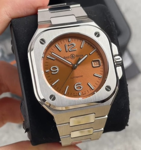 Preloved - BellRoss BR-05 Copper Brown Steel BR05A-BR-ST/SST