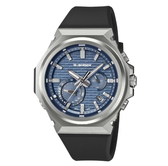 Casio G-Shock GST-B1000-2ADR G-Steel Tough Solar Men Blue Dial Black Resin Band