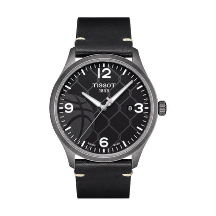 TISSOT T-Sport T116.410.36.067.00 Gent XL 3x3 Street Basketball Black Leather Strap + Extra Strap