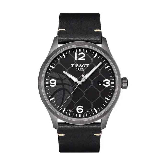 TISSOT T-Sport T116.410.36.067.00 Gent XL 3x3 Street Basketball Black Leather Strap + Extra Strap