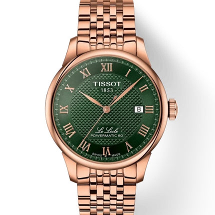 Tissot Le Locle Powermatic 80 Automatic Green Dial T006.407.33.093.00