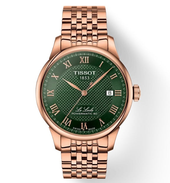 Tissot Le Locle Powermatic 80 Automatic Green Dial T006.407.33.093.00