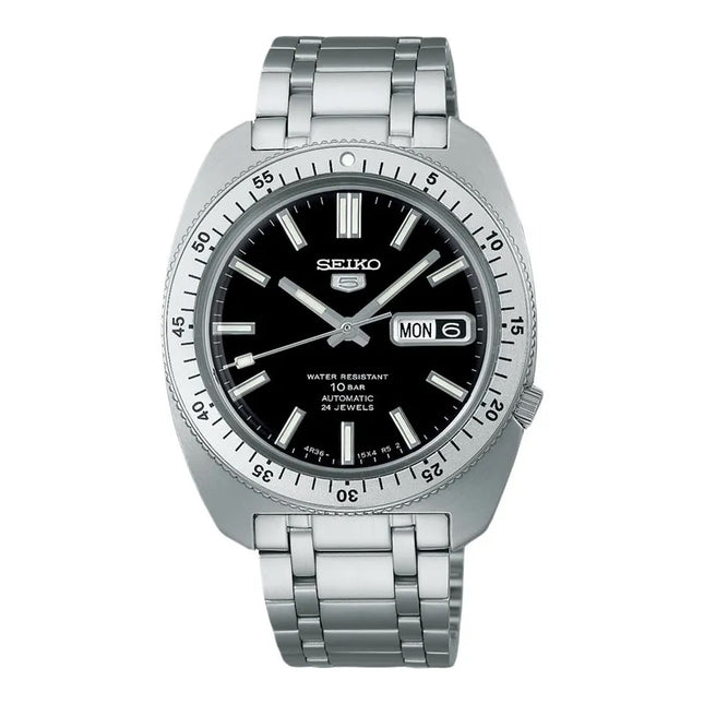 Seiko 5 Sports SRPL93K1 SKX Series Gene Kranz Heritage Design Re-creation In Black Limited Edition