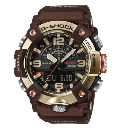 CASIO G SHOCK Mudmaster GG-B100XMH-5ADR Master Of G-Land Men Digital Analog Dial Brown Resin Band