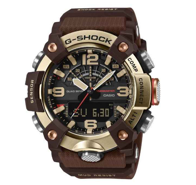 CASIO G SHOCK Mudmaster GG-B100XMH-5ADR Master Of G-Land Men Digital Analog Dial Brown Resin Band