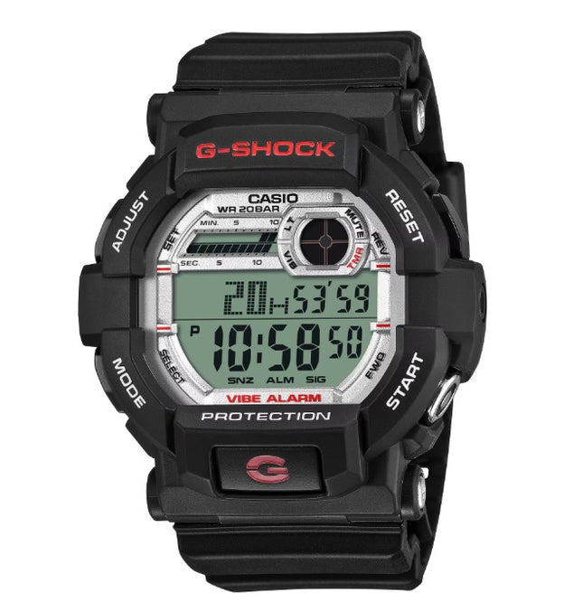 Casio G-SHOCK Digital GD-350S-1DR Digital Dial Black Resin Strap