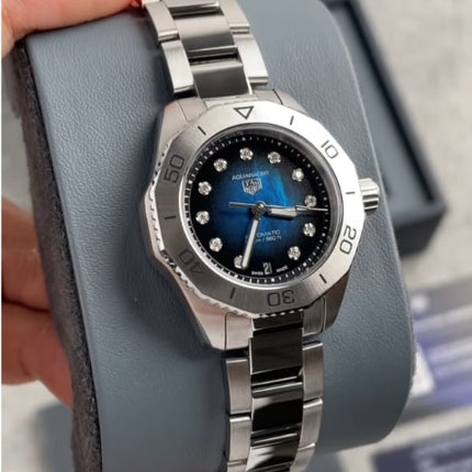 Preloved - TAG Heuer Aquaracer Professional 200 Date 30mm Diamond Blue Dial WBP2411.BA0622 30mm