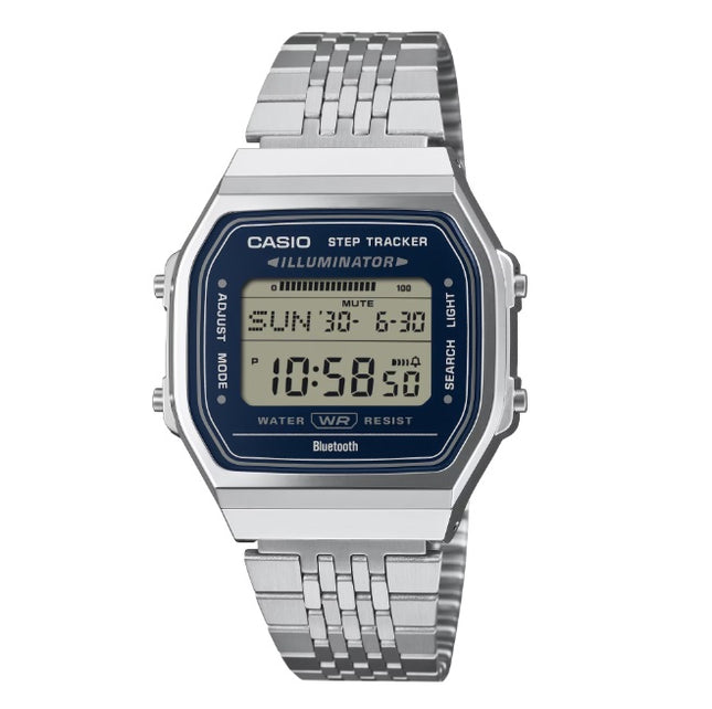 Casio General ABL-100WE-2ADF Vintage Digital Dial Stainless Steel Band