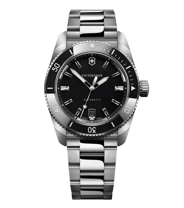 Victorinox Maverick Automatic 39mm Black Dial Stainless Steel Band 242105