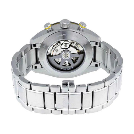 Tissot PRS 516 T100.427.11.051.00 Automatic Chronograph Black Pattern Dial Stainless Steel