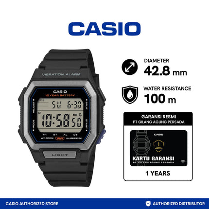 CASIO Jam Tangan W-738H-1AVDF Digital