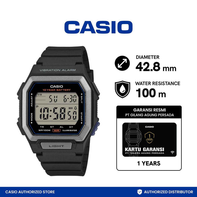 CASIO Jam Tangan W-738H-1AVDF Digital