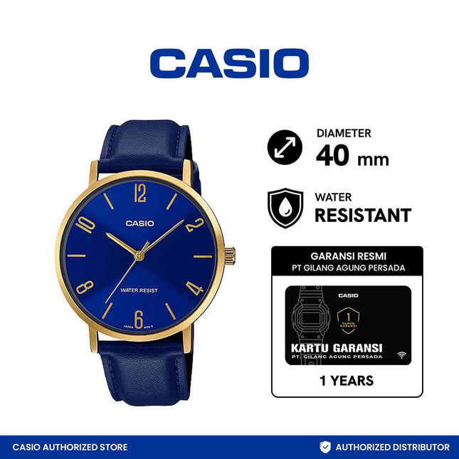Casio analog MTP-VT01GL-2B2UDF