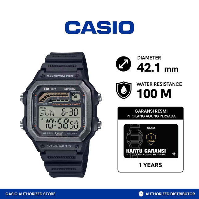 Casio Digital WS-1600H-1AVDF