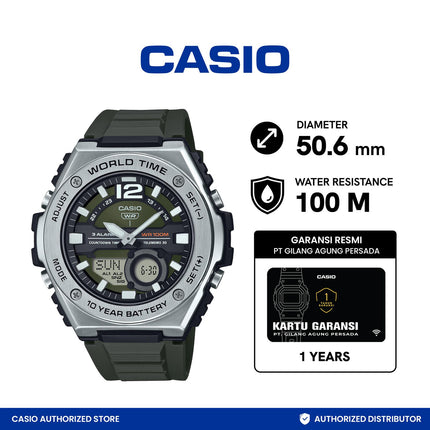 Casio General MWQ-100-3AVDF Analog Digital