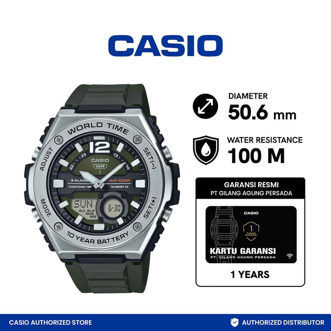 Casio General MWQ-100-3AVDF Analog Digital